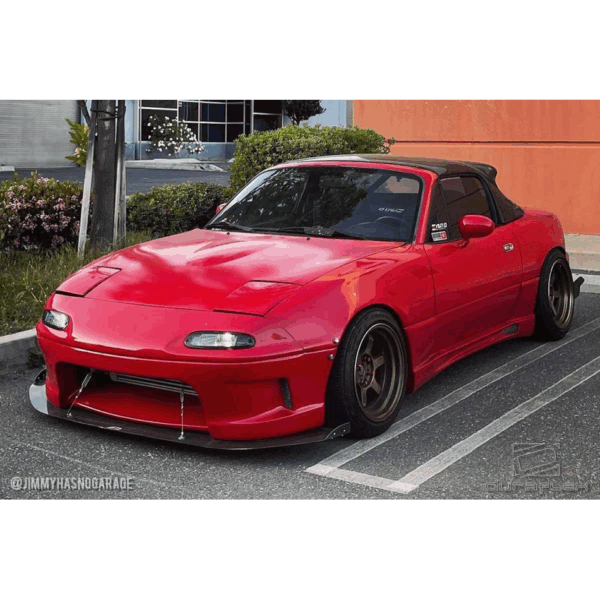 1990-1997 Mazda Miata Duraflex Wizdom Front Bumper - 1 Piece - Image 3