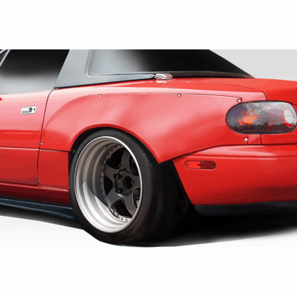 1990-1997 Mazda Miata Duraflex Circuit Rear Fender Flares (+40mm) - 2 Piece - Image 3