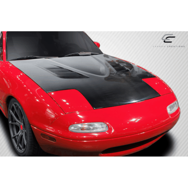 1990-1997 Mazda Miata Carbon Creations DriTech Venom Hood - 1 Piece - Image 2
