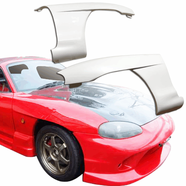 ModeloDrive FRP GVAR Wide Body 15mm Fenders (front) > Mazda Miata MX-5 (NB) 1998-2005 - Image 19