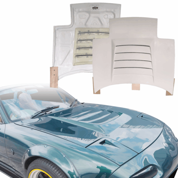 ModeloDrive FRP NISM N1 Hood > Mazda Miata (NA) 1990-1996 - Image 6
