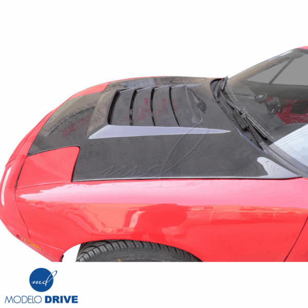 ModeloDrive Carbon Fiber NISM N1 Hood > Mazda Miata (NA) 1990-1996 - Image 3