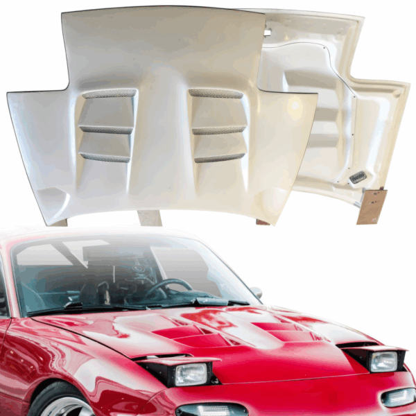 ModeloDrive FRP RAME A9 Hood > Mazda Miata (NA) 1990-1996