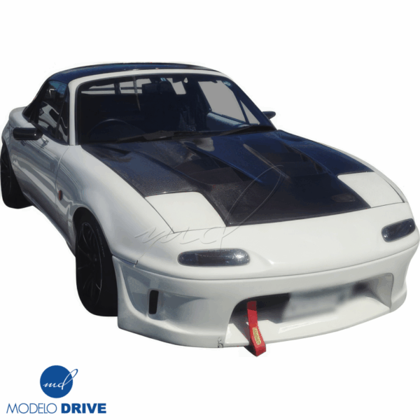 ModeloDrive Carbon Fiber RAME A9 Hood > Mazda Miata (NA) 1990-1996 - Image 2