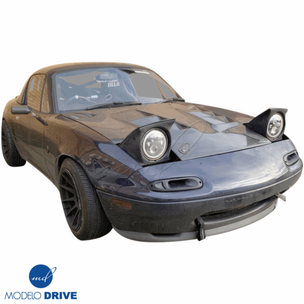 ModeloDrive Carbon Fiber RAME A9 Hood > Mazda Miata (NA) 1990-1996 - Image 7