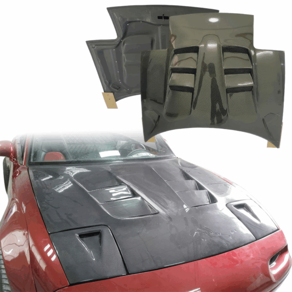 ModeloDrive Carbon Fiber RAME A9 Hood > Mazda Miata (NA) 1990-1996 - Image 8