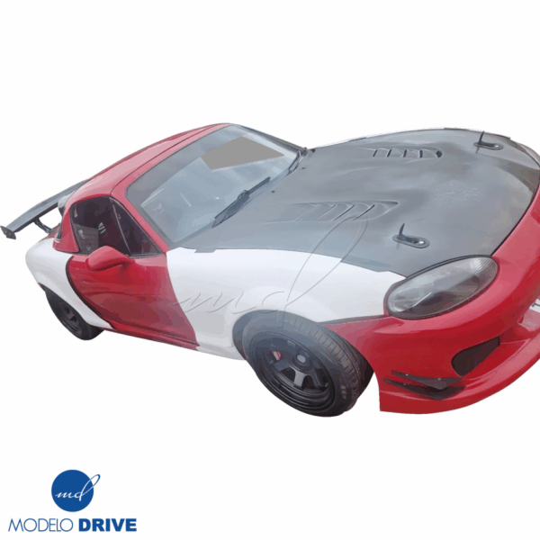 ModeloDrive FRP CSPE Hood > Mazda Miata (NB) 1998-2005 - Image 10