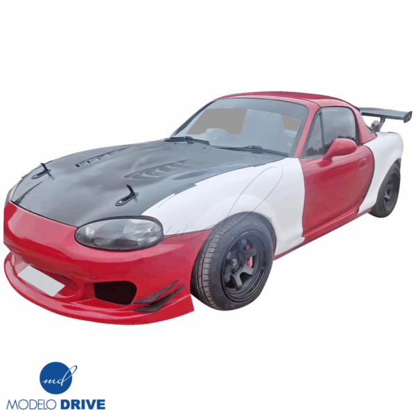 ModeloDrive FRP CSPE Hood > Mazda Miata (NB) 1998-2005 - Image 11