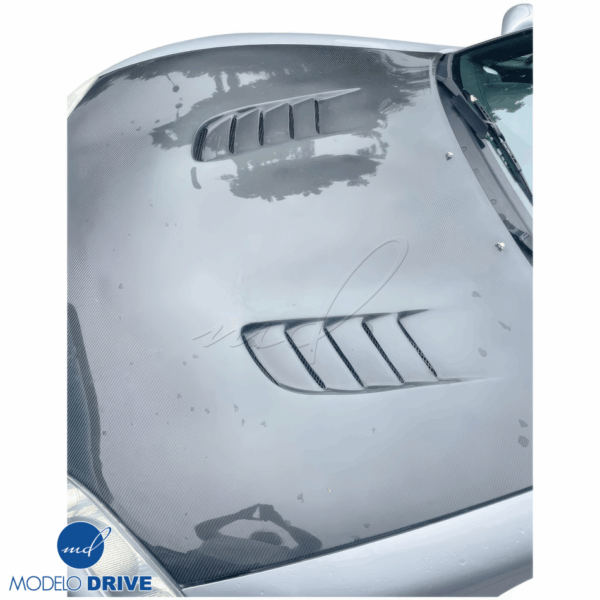 ModeloDrive Carbon Fiber CSPE Hood > Mazda Miata (NB) 1998-2005 - Image 4