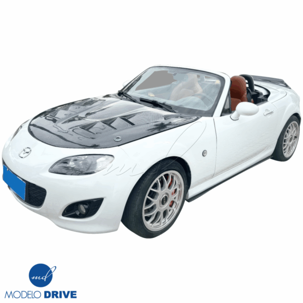 ModeloDrive Carbon Fiber RAME A9 Hood > Mazda Miata (NC) 2006-2015 - Image 2