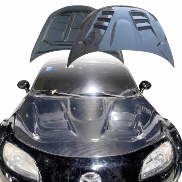 ModeloDrive Carbon Fiber RAME A9 Hood > Mazda Miata (NC) 2006-2015 - Image 10