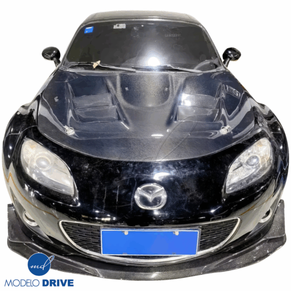 ModeloDrive Carbon Fiber RAME A9 Hood > Mazda Miata (NC) 2006-2015 - Image 11