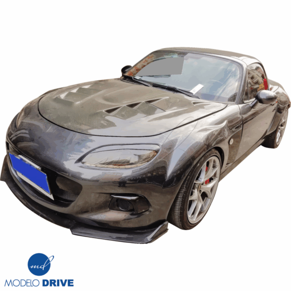 ModeloDrive Carbon Fiber RAME A9 Hood > Mazda Miata (NC) 2006-2015 - Image 14