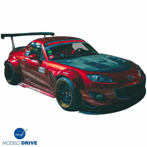 ModeloDrive Carbon Fiber RAME A9 Hood > Mazda Miata (NC) 2006-2015 - Image 23