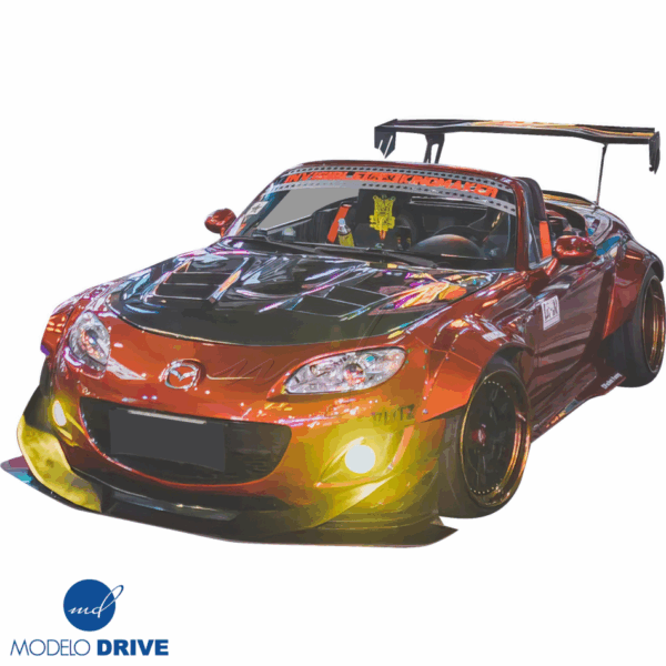 ModeloDrive Carbon Fiber RAME A9 Hood > Mazda Miata (NC) 2006-2015 - Image 25