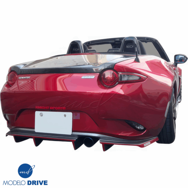 ModeloDrive Carbon Fiber Recessed Trunk > Mazda Miata (ND) 2016-2021 - Image 4