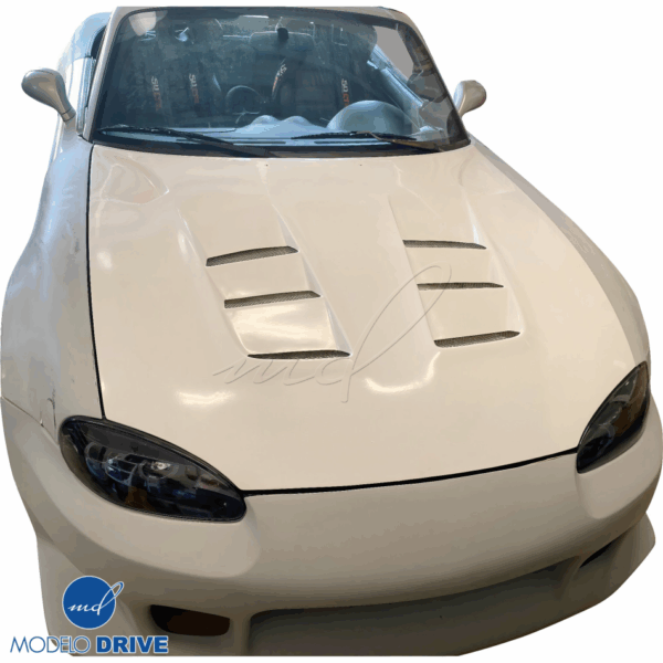 ModeloDrive FRP RAME A9 Hood > Mazda Miata (NB) 1998-2005 - Image 2