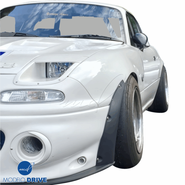ModeloDrive FRP JSPE Headlight Housings > Mazda Miata (NA) 1990-1996 - Image 4