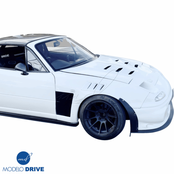 ModeloDrive FRP JSPE Headlight Housings > Mazda Miata (NA) 1990-1996 - Image 6