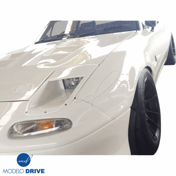 ModeloDrive FRP JSPE Headlight Housings > Mazda Miata (NA) 1990-1996 - Image 8