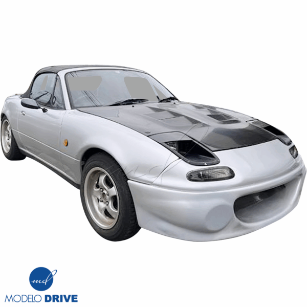 ModeloDrive Carbon Fiber JSPE Headlight Housings > Mazda Miata (NA) 1990-1996 - Image 4