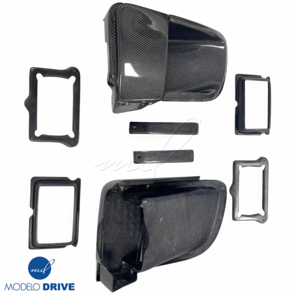 ModeloDrive Carbon Fiber JSPE Headlight Housings > Mazda Miata (NA) 1990-1996 - Image 13