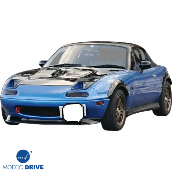 ModeloDrive Carbon Fiber JSPE Headlight Housings > Mazda Miata (NA) 1990-1996 - Image 18