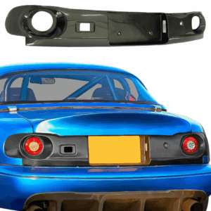 ModeloDrive Carbon Fiber GVAR V1 Tailgate Panel Garnish > Mazda Miata (NA) 1990-1996