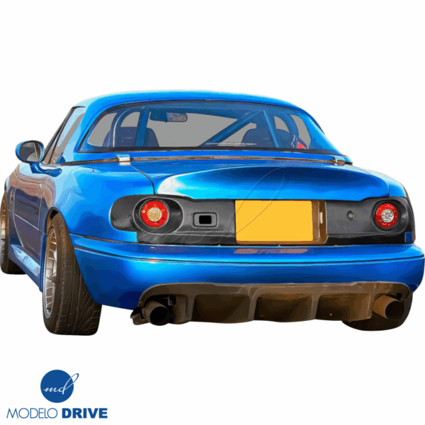 ModeloDrive Carbon Fiber GVAR V1 Tailgate Panel Garnish > Mazda Miata (NA) 1990-1996 - Image 3