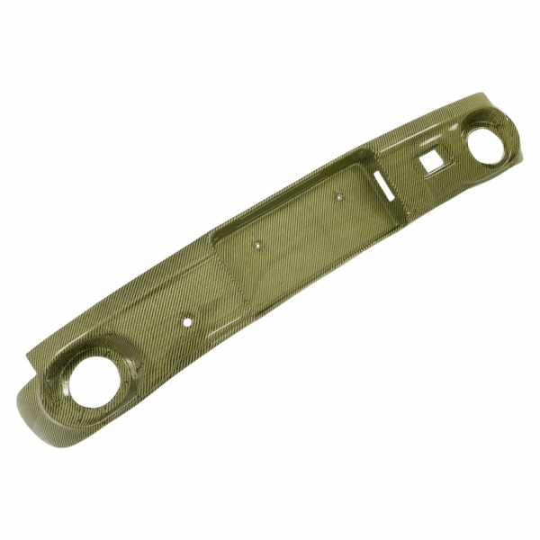 ModeloDrive Carbon Fiber GVAR V1 Tailgate Panel Garnish YELLOW > Mazda Miata (NA) 1990-1996 - Image 2