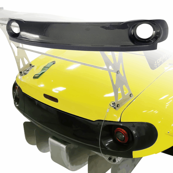ModeloDrive Carbon Fiber GVAR Deleted Tailgate Panel Garnish > Mazda Miata (NA) 1990-1996 - Image 4