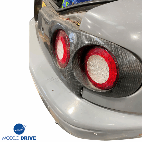ModeloDrive Carbon Fiber QUAD Tailgate Panel Garnish > Mazda Miata (NA) 1990-1996 - Image 5