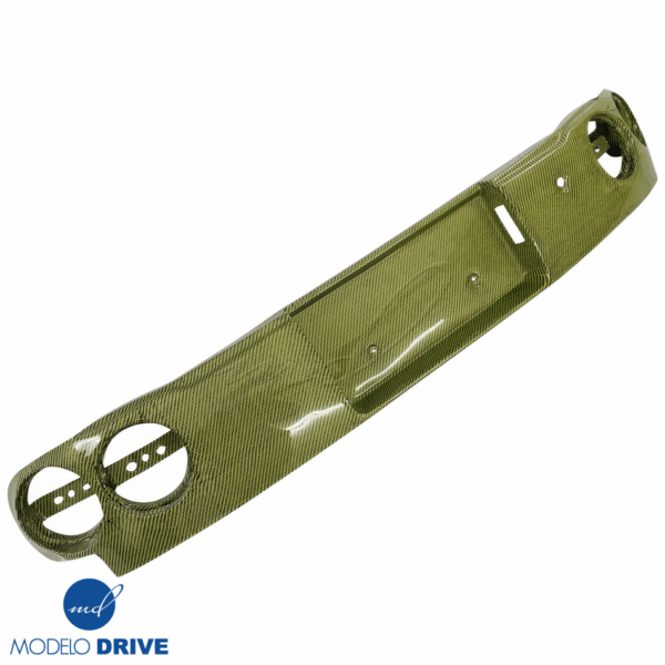ModeloDrive Carbon Fiber QUAD Tailgate Panel Garnish YELLOW > Mazda Miata (NA) 1990-1996 - Image 3