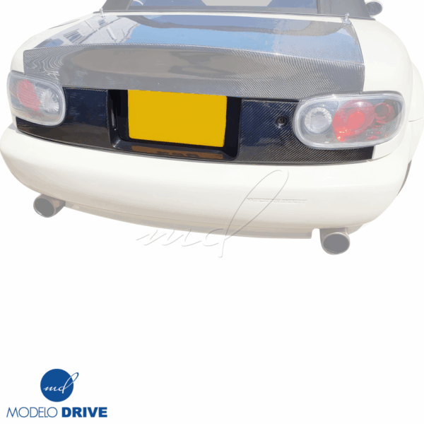 ModeloDrive Carbon Fiber OER US Tailgate Panel Garnish > Mazda Miata (NA) 1990-1996 - Image 2