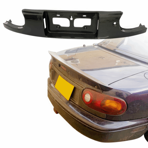 ModeloDrive Carbon Fiber OER US Tailgate Panel Garnish > Mazda Miata (NA) 1990-1996 - Image 3