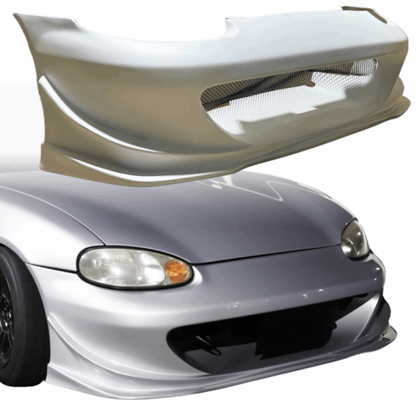 ModeloDrive FRP GVAR Front Bumper > Mazda Miata MX-5 (NB1) 1998-2000 - Image 4