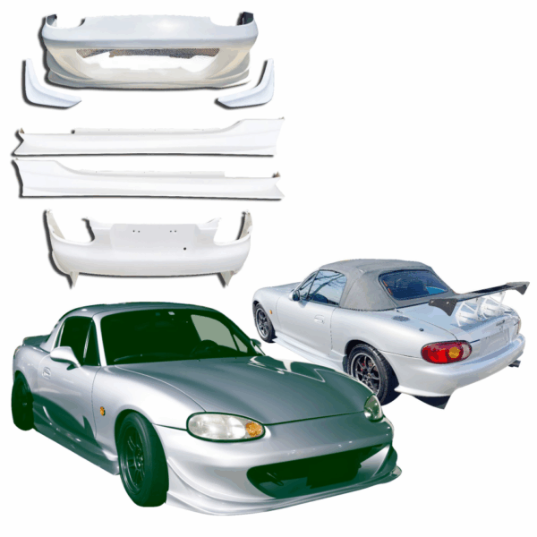 ModeloDrive FRP GVAR Body Kit 9pc > Mazda Miata MX-5 (NB1) 1998-2005 - Image 3