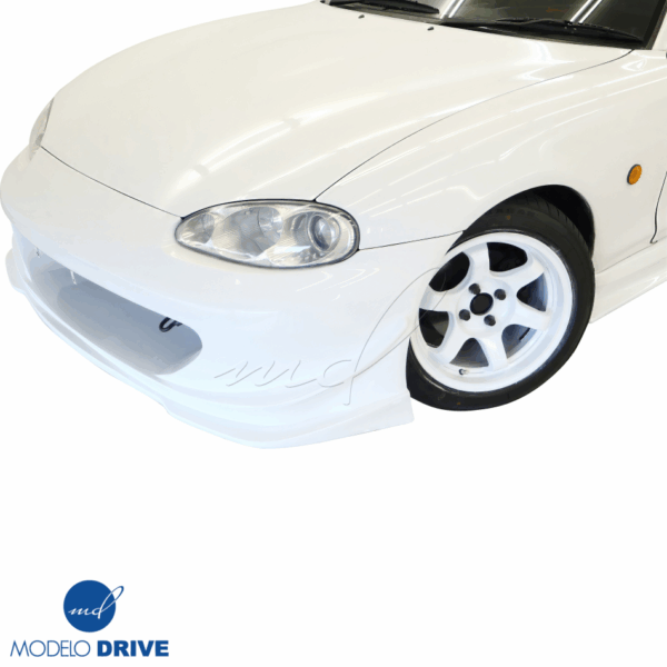 ModeloDrive FRP GVAR Front Bumper 1pc > Mazda Miata MX-5 (NB2) 2001-2005 - Image 5