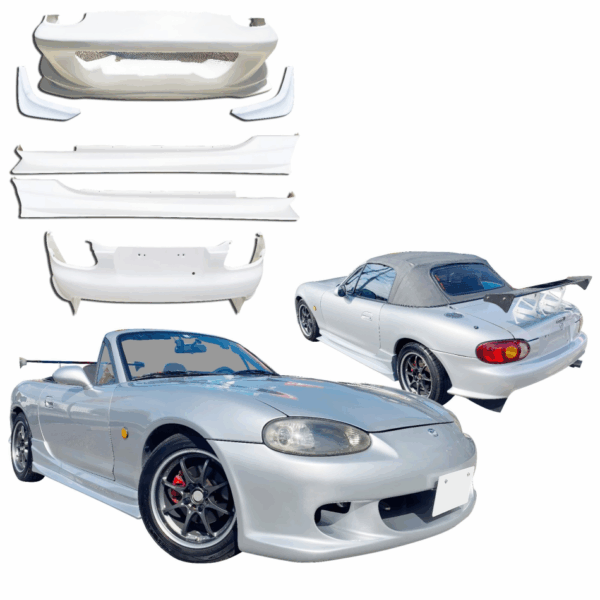 ModeloDrive FRP GVAR Body Kit 7pc > Mazda Miata MX-5 (NB2) 2001-2005 - Image 3