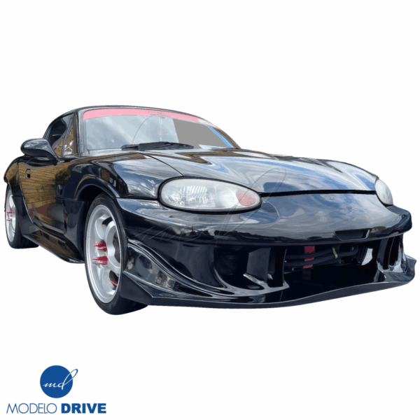 ModeloDrive FRP RAME Wide Body Front Bumper > Mazda Miata (NB) 1998-2005 - Image 2
