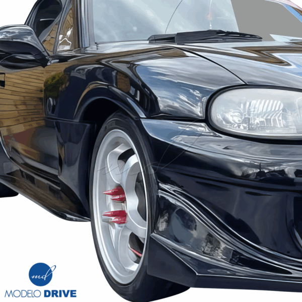 ModeloDrive FRP RAME Wide Body 30mm Fenders (front) > Mazda Miata (NB) 1998-2005 - Image 3