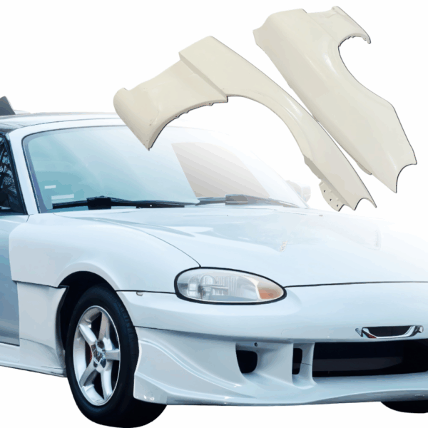 ModeloDrive FRP RAME Wide Body 30mm Fenders (front) > Mazda Miata (NB) 1998-2005 - Image 7
