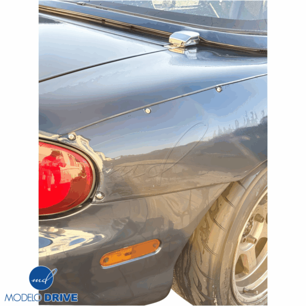 ModeloDrive FRP RAME Wide Body 35mm Fenders (rear) > Mazda Miata (NB) 1998-2005 - Image 15