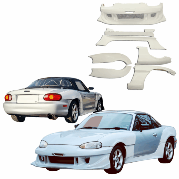 ModeloDrive FRP RAME Wide Body Kit 6pc > Mazda Miata (NB) 1998-2005 - Image 2