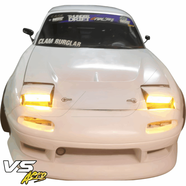 VSaero FRP DUC Front Bumper for Mazda Miata MX-5 (NA) 1990-1997 - Image 9