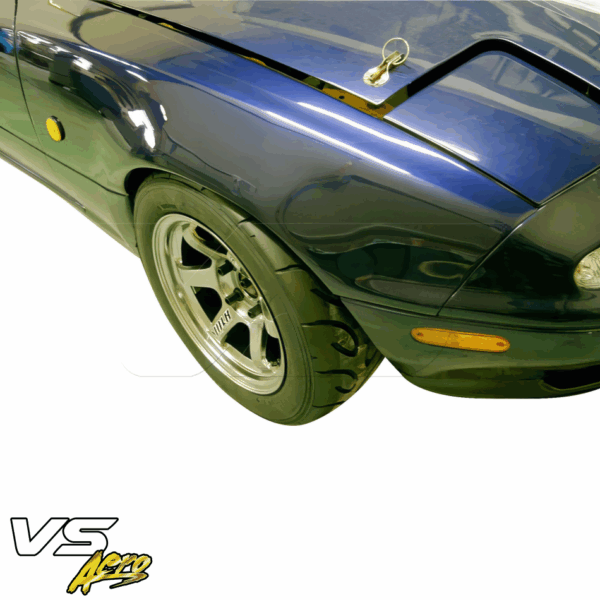 VSaero FRP ARIO Wide Body Fenders (front) 18mm for Mazda Miata MX-5 (NA) 1990-1997 - Image 3