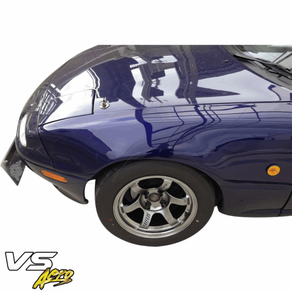 VSaero FRP ARIO Wide Body Fenders (front) 18mm for Mazda Miata MX-5 (NA) 1990-1997 - Image 4