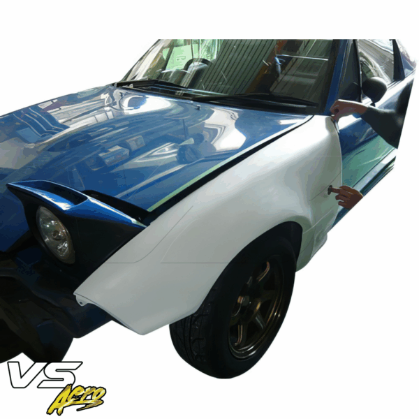 VSaero FRP ARIO Wide Body Fenders (front) 18mm for Mazda Miata MX-5 (NA) 1990-1997 - Image 5