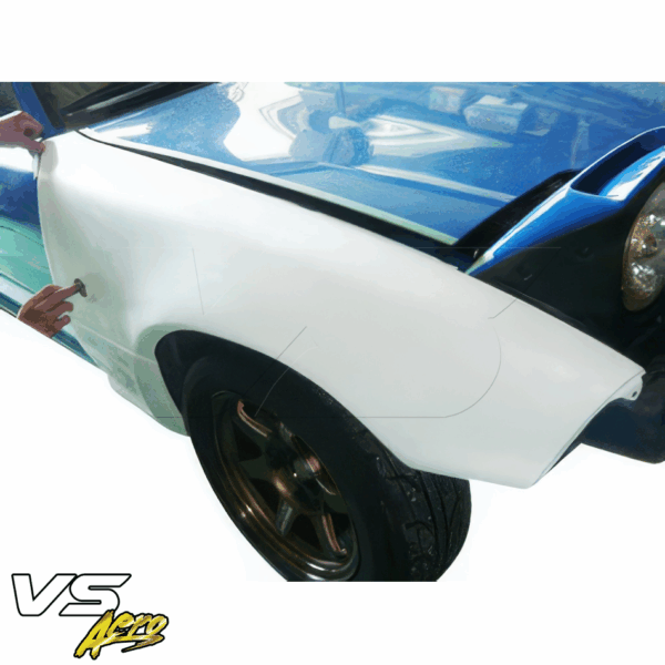 VSaero FRP ARIO Wide Body Fenders (front) 18mm for Mazda Miata MX-5 (NA) 1990-1997 - Image 7