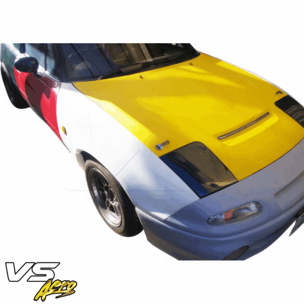VSaero FRP ARIO Wide Body Fenders (front) 18mm for Mazda Miata MX-5 (NA) 1990-1997 - Image 8